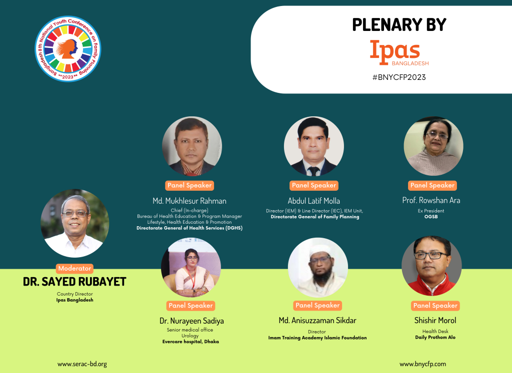 Plenary Session by Ipas Bangladesh of the BNYCFP2023